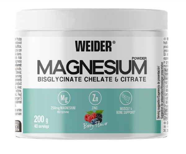 Weider Magnesium Bisglycinate Chelate & Citrate 200g