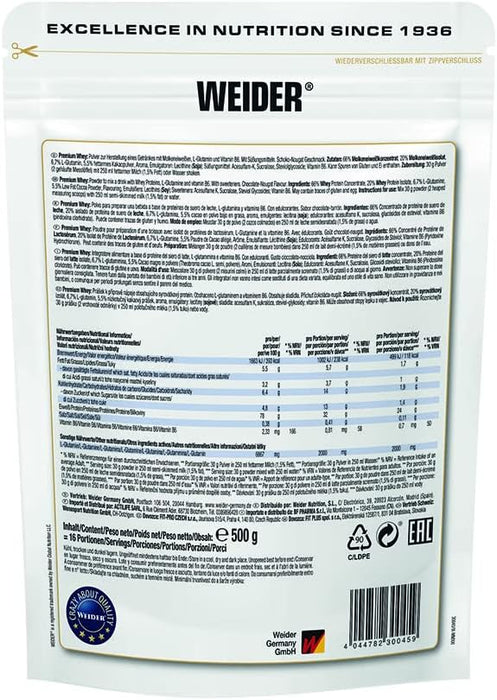 Weider Premium Whey, Vanilla-Caramel 500g