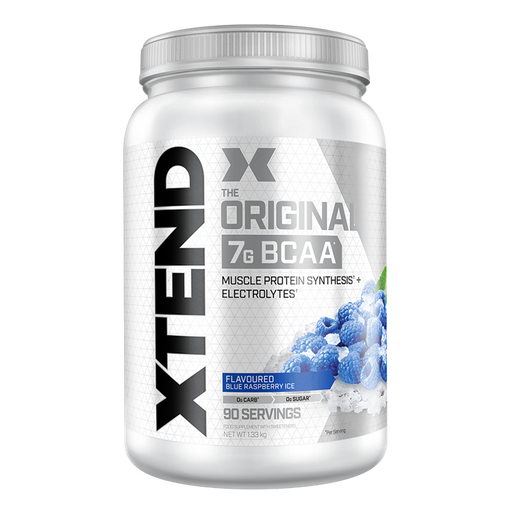 XTEND BCAA 90 Servings 1.32kg - Blue Raspberry Ice - Amino Acids and BCAAs at MySupplementShop by XTEND