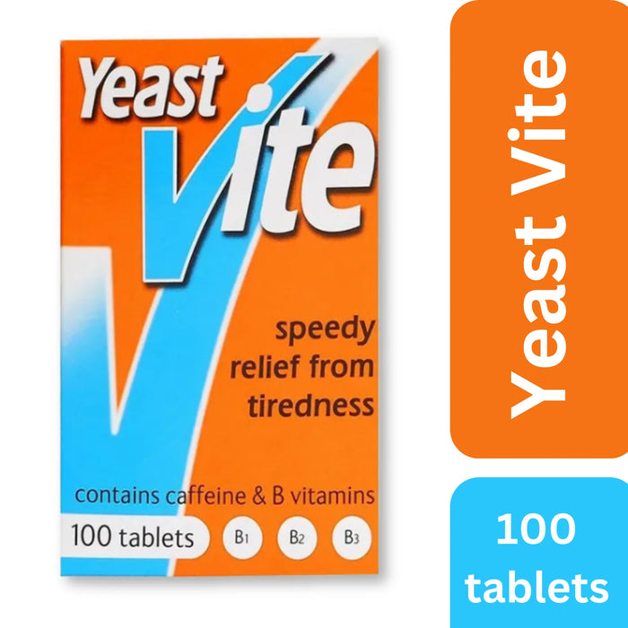 Yeast Vite 100 Tablets for speedy relief of mental and physical fatigue and tiredness