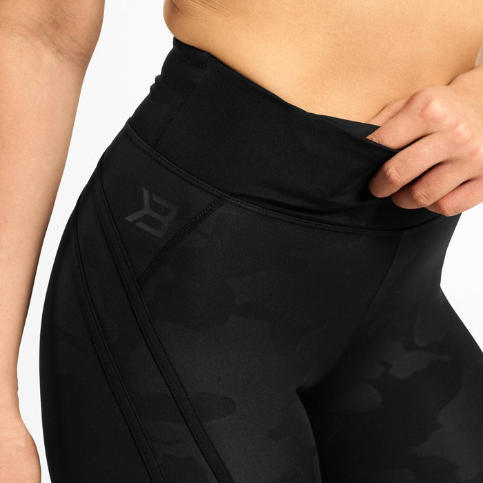 Better Bodies Camo High Tights - Black Camo