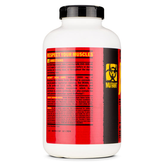 Mutant BCAA Capsules for Muscle Growth & Recovery