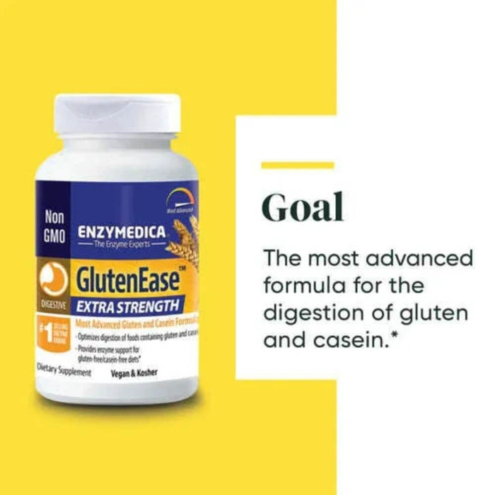 Enzymedica GlutenEase Extra Strength 30 Capsules - Nutritional Supplement at MySupplementShop by Enzymedica