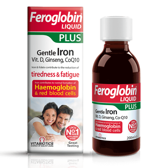 Vitabiotics Feroglobin B12 Liquid Iron Zinc B Complex Malt Honey Orange - 500ml