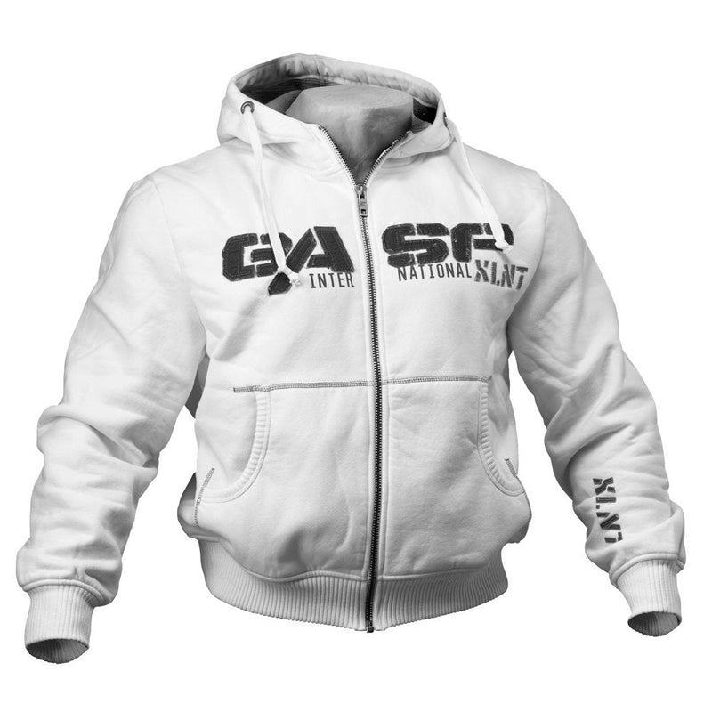 GASP 1,2lbs Hooded Jacket - White - Medium - Hoodie at MySupplementShop by Gasp