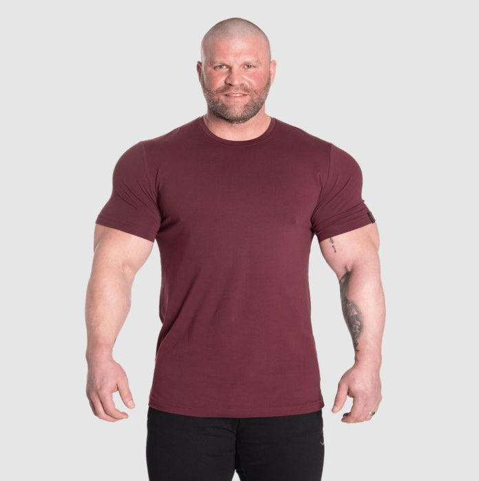 GASP Classic Tapered Tee - Maroon - T-Shirt at MySupplementShop by Gasp