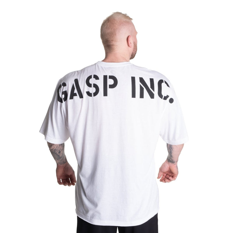 GASP Division Iron Tee White