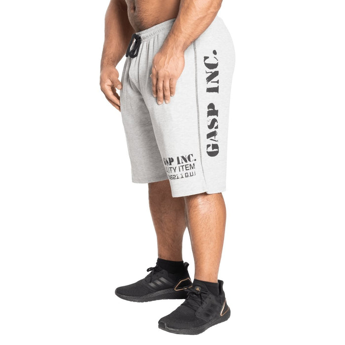 GASP Thermal Shorts - Grey Melange - Thermal Shorts at MySupplementShop by Gasp