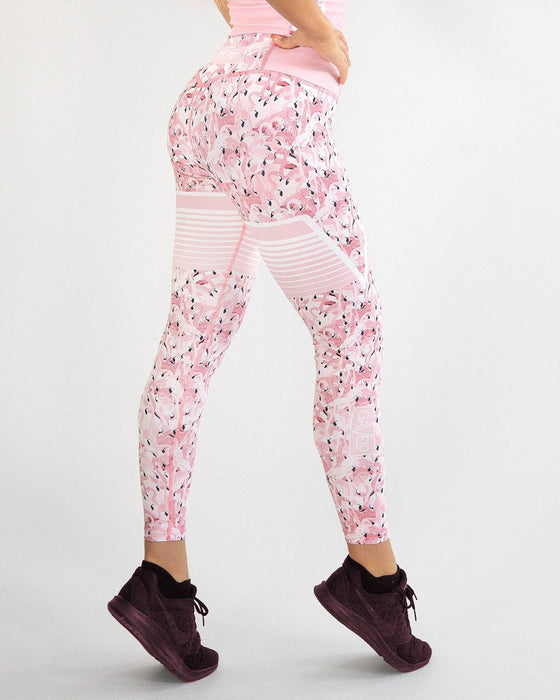 Gavelo Happy Flamingo Leggings - Leggings at MySupplementShop by Gavelo