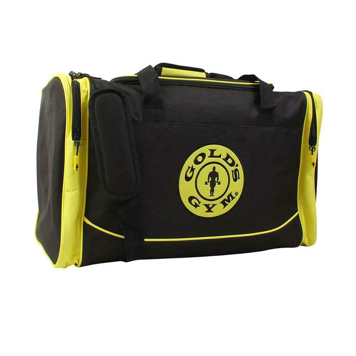 Gold's Gym Men's Holdall Bag Yellow Black/Gold