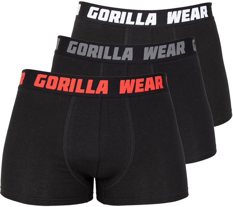 Gorilla Wear Boxer Shorts 3-Pack Black