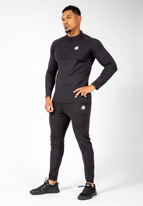 Gorilla Wear Hamilton Hybrid Long Sleeve - Black