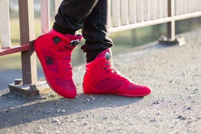 Gorilla Wear High Tops - Red - Footwear at MySupplementShop by Gorilla Wear