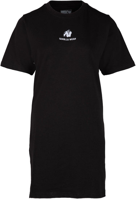 Gorilla Wear Neenah T-Shirt Dress - Black - T-Shirt Dress at MySupplementShop by Gorilla Wear