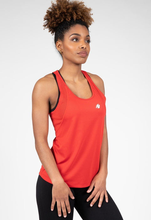 Gorilla Wear Seattle Tank Top Red - Tank Top at MySupplementShop by Gorilla Wear