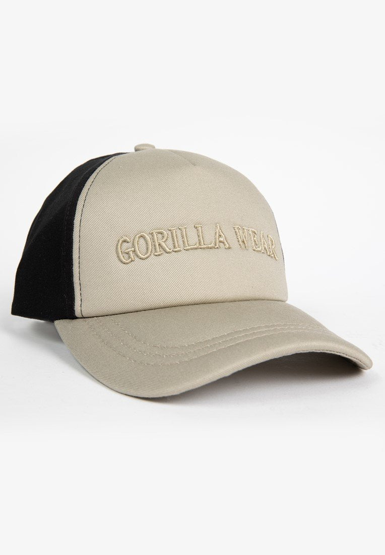 Gorilla Wear Sharon Ponytail Cap - Beige/Black - Cap at MySupplementShop by Gorilla Wear