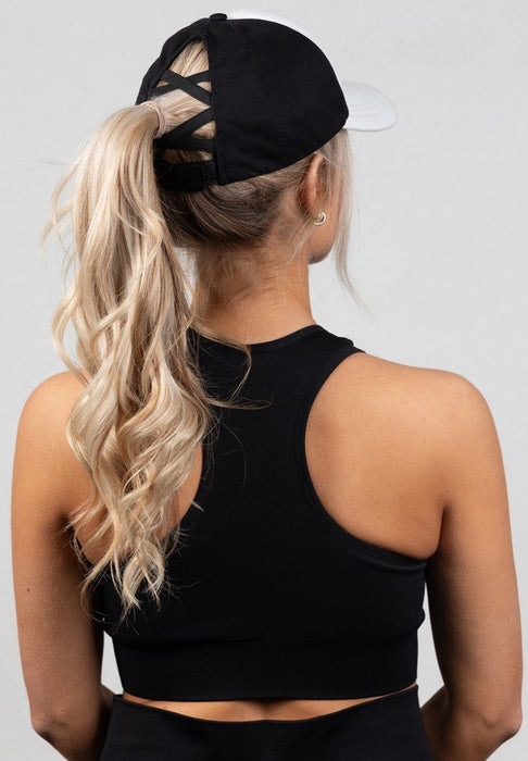 Gorilla Wear Sharon Ponytail Cap - White/Black