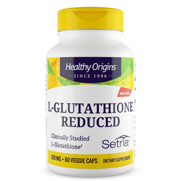 Healthy Origins L-Glutathione Reduced 250mg 60 Veggie Capsules | Premium Supplements at MYSUPPLEMENTSHOP