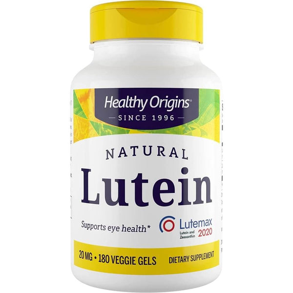 Healthy Origins Lutein 20mg 180 Veggie Softgels | Premium Supplements at MYSUPPLEMENTSHOP