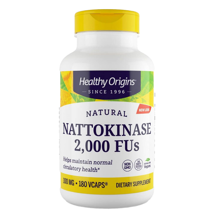 Healthy Origins Nattokinase 2000 FUs 180 Veg Capsules