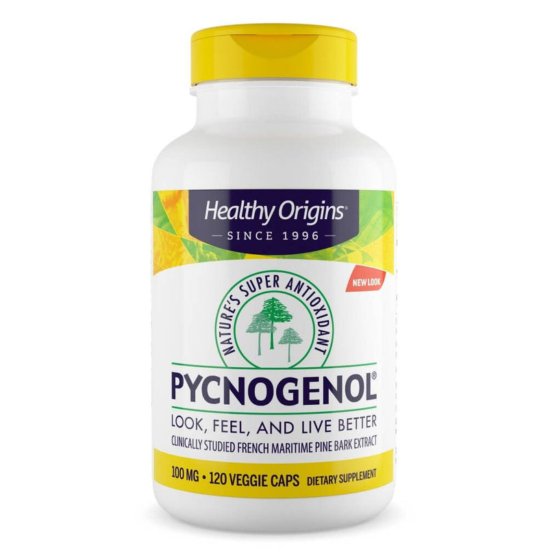 Healthy Origins Pycnogenol 100 mg 120 Veggie Capsules - Skin Care at MySupplementShop by Healthy Origins