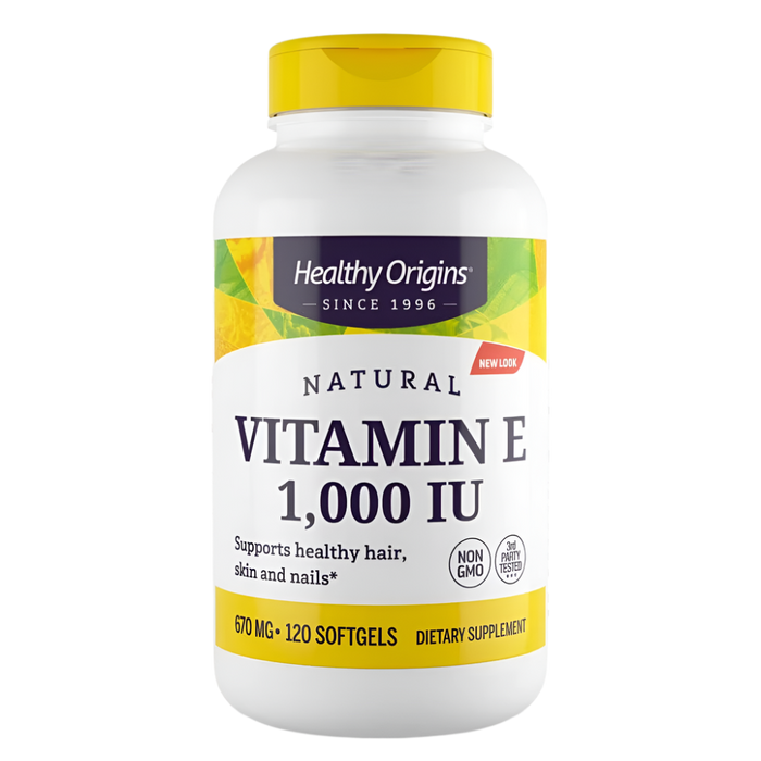 Healthy Origins Vitamin E 1,000iu 120 Softgels