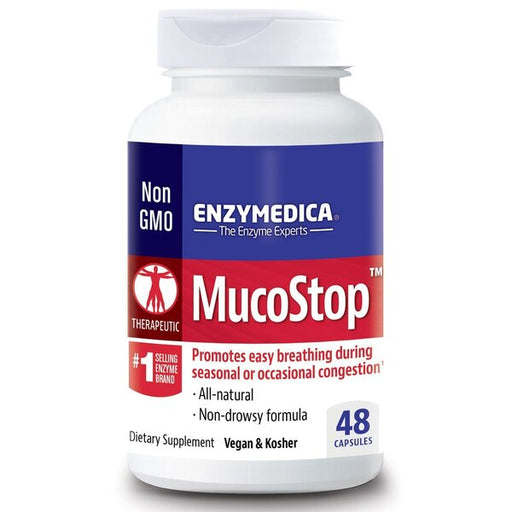 Enzymedica MucoStop - 48 caps Best Value Nutritional Supplement at MYSUPPLEMENTSHOP.co.uk