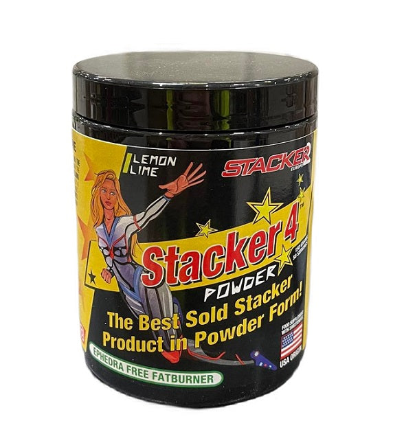 Stacker 4 Powder, Lemon Lime - 150g by Stacker2 Europe at MYSUPPLEMENTSHOP.co.uk