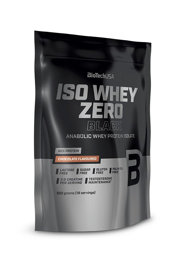 BioTechUSA Iso Whey Zero Black Vanilla 500g at the cheapest price at MYSUPPLEMENTSHOP.co.uk