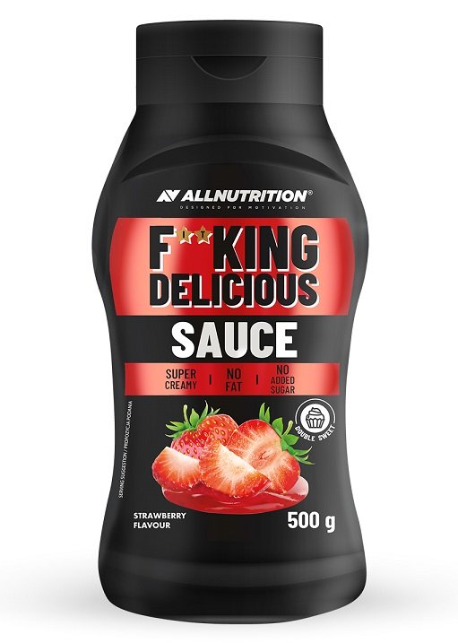 Allnutrition Fitking Delicious Sauce, Strawberry 500g - Health Foods at MySupplementShop by Allnutrition