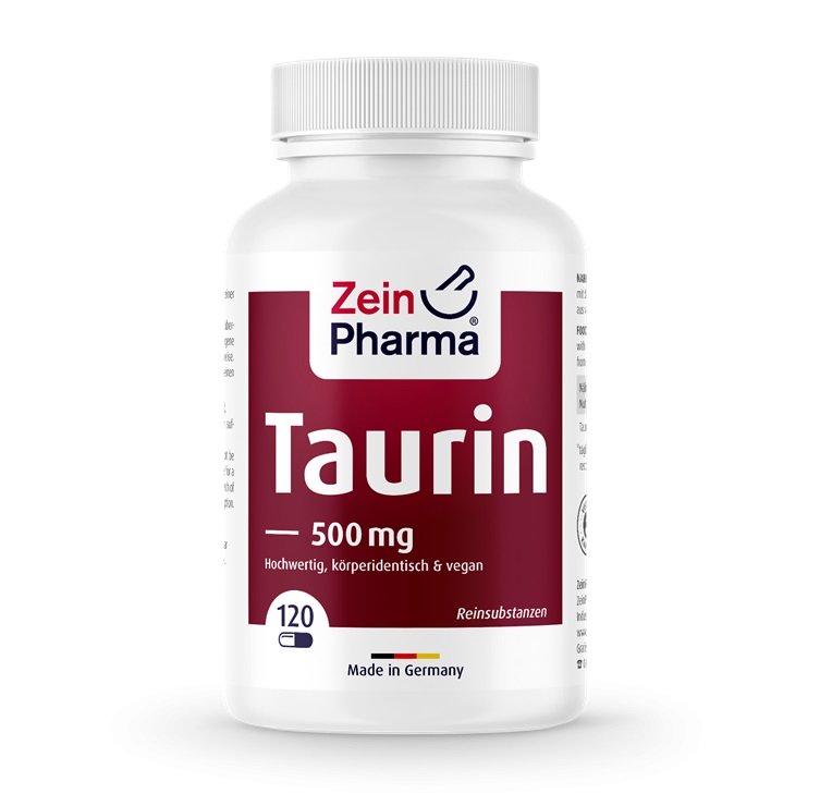 Zein Pharma Taurine, 500mg - 120 vcaps