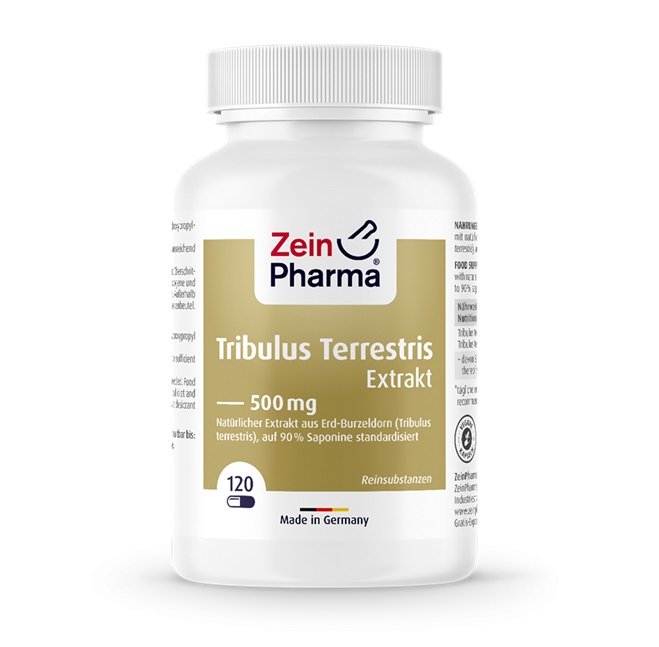 Zein Pharma Tribulus Terrestris Extract, 500mg - 120 vcaps Best Value Sports Supplements at MYSUPPLEMENTSHOP.co.uk