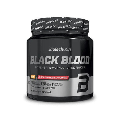 BioTechUSA Black Blood NOX+, Blood Orange (EAN 5999076253753) 340g - Sports Supplements at MySupplementShop by BioTechUSA