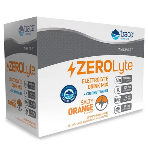 ZEROLyte, Salty Orange - 30 packets - Default Title - Health and Wellbeing at MySupplementShop by Trace Minerals