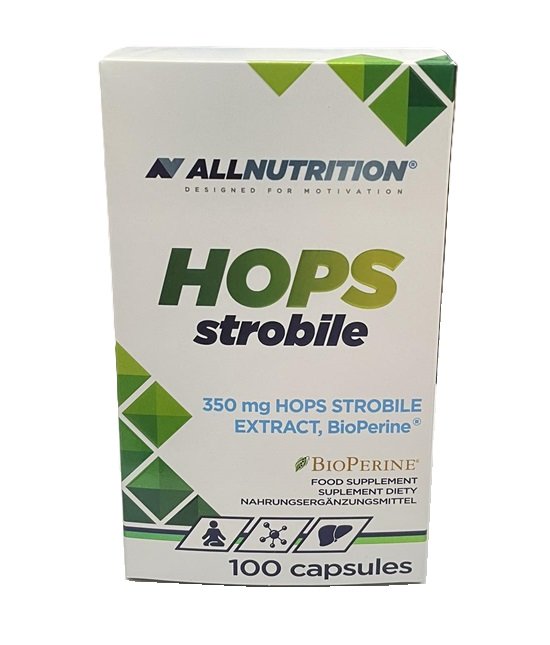 Allnutrition Hops Strobile, 350mg 100 caps - Sports Supplements at MySupplementShop by Allnutrition