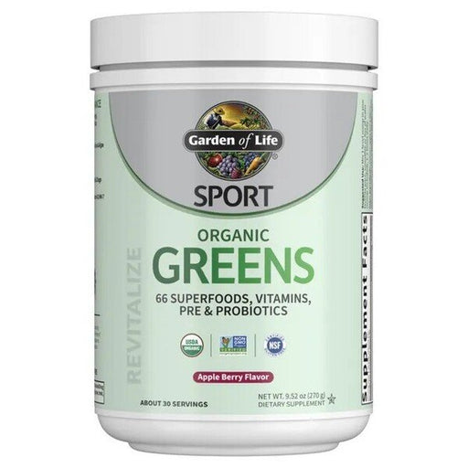 Sport Organic Greens, Apple Berry - 270g - Default Title - Health and Wellbeing at MySupplementShop by Garden of Life