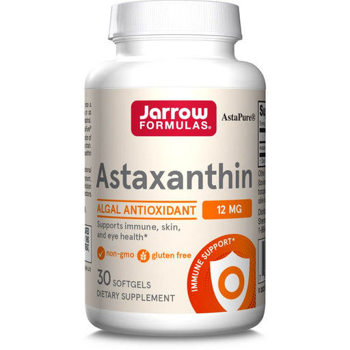 Jarrow Formulas Astaxanthin 12mg 30 Softgels | Premium Supplements at MYSUPPLEMENTSHOP