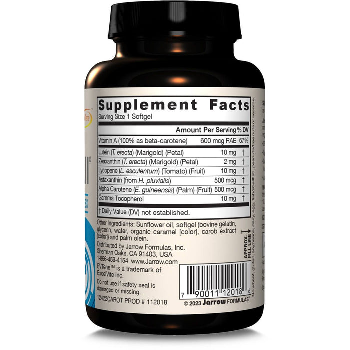 Jarrow Formulas CarotenALL 60 Softgels | Premium Supplements at MYSUPPLEMENTSHOP