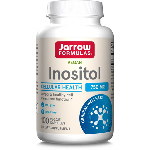 Jarrow Formulas Inositol 750mg 100 Veggie Capsules - Health and Wellbeing at MySupplementShop by Jarrow Formulas