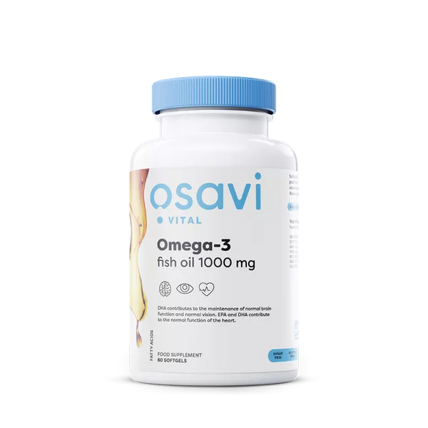 Omega-3 Fish Oil, 1000mg - 120 softgels by Osavi at MYSUPPLEMENTSHOP.co.uk