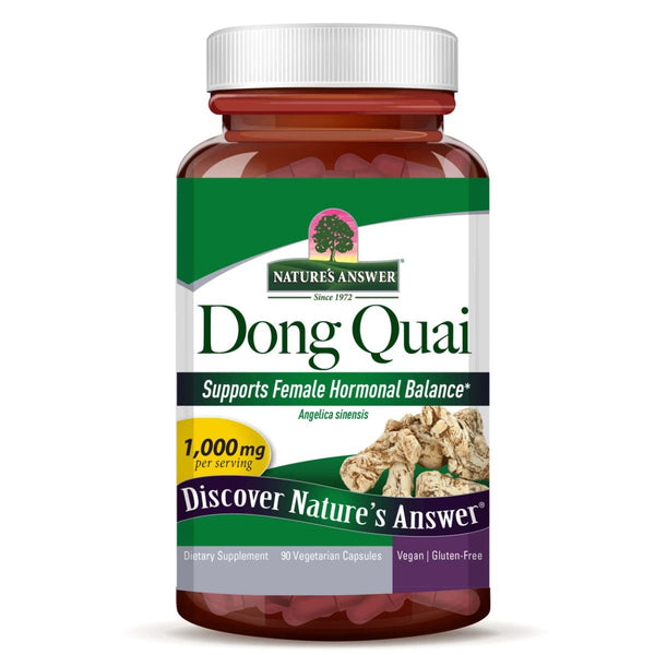 Nature's Answer Dong Quai Root 1,000mg 90 Vegetarian Capsules | Premium Supplements at MYSUPPLEMENTSHOP