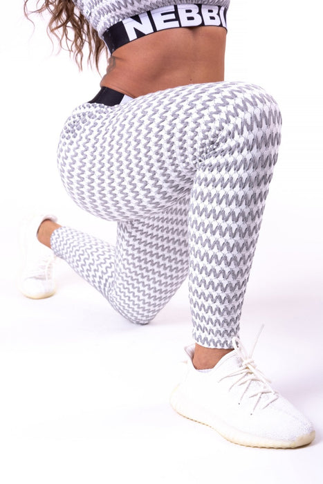 Nebbia Boho Style 3D Pattern Leggings 658 - Light Grey