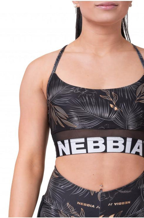 Nebbia Earth Powered Sports Bra 565 - Volcanic Black