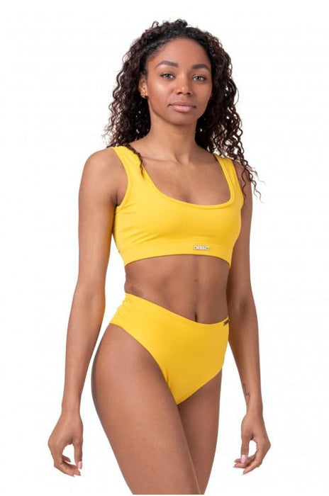 Nebbia Miami Sporty Bikini Bralette 554 - Yellow - Bikini Bralette at MySupplementShop by Nebbia