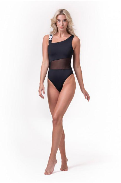 Nebbia One Shoulder Sporty Swimsuit 559 Black - Swimsuit at MySupplementShop by Nebbia