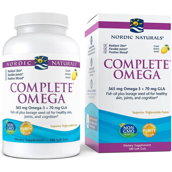 Nordic Naturals Complete Omega 3,6,9 180 Softgels (Lemon) | Premium Supplements at MYSUPPLEMENTSHOP