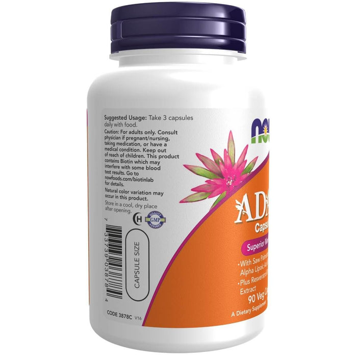 NOW Foods ADAM Men's Multivitamin 90 Veg Capsules | Premium Supplements at MYSUPPLEMENTSHOP