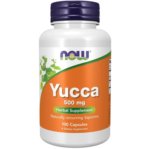 NOW Foods Yucca 500 mg 100 Capsules | Premium Supplements at MYSUPPLEMENTSHOP