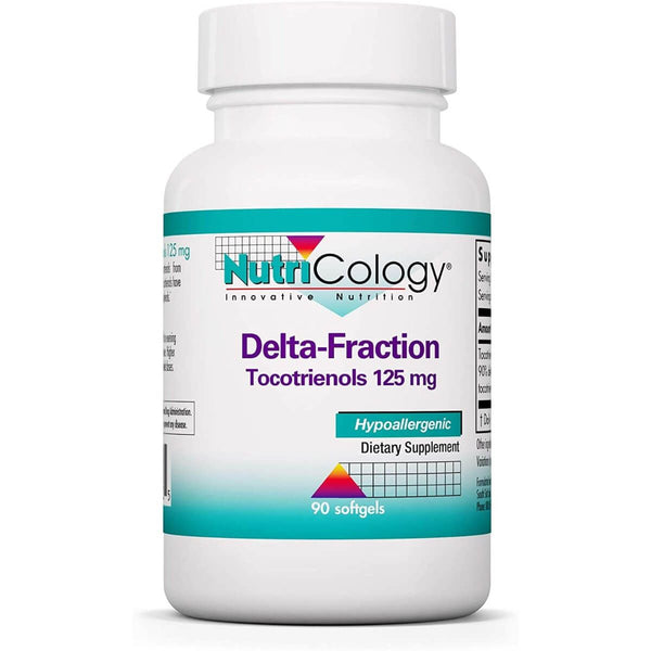 Nutricology Delta-Fraction Tocotrienols 125mg 90 Softgels - Brain & Memory at MySupplementShop by Optimox