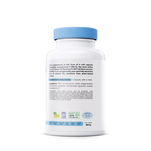 Vitamin K2 MK-7, 100mcg - 120 softgels | Premium Nutritional Supplement at MYSUPPLEMENTSHOP